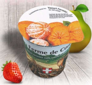 Livraison Yaourt orange 180g